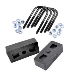 Kit Șuruburi în U și Blocuri de Ridicare 1 Inch, Rough Country, Ford F-150 1997 - 2003 - EDK.ro
