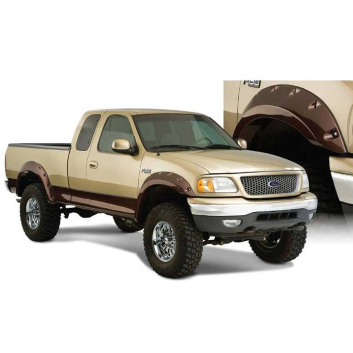 Front Fender Flares, Bushwacker Cut-Out Style, Ford F-150 1997 - 2003 - EDK.ro