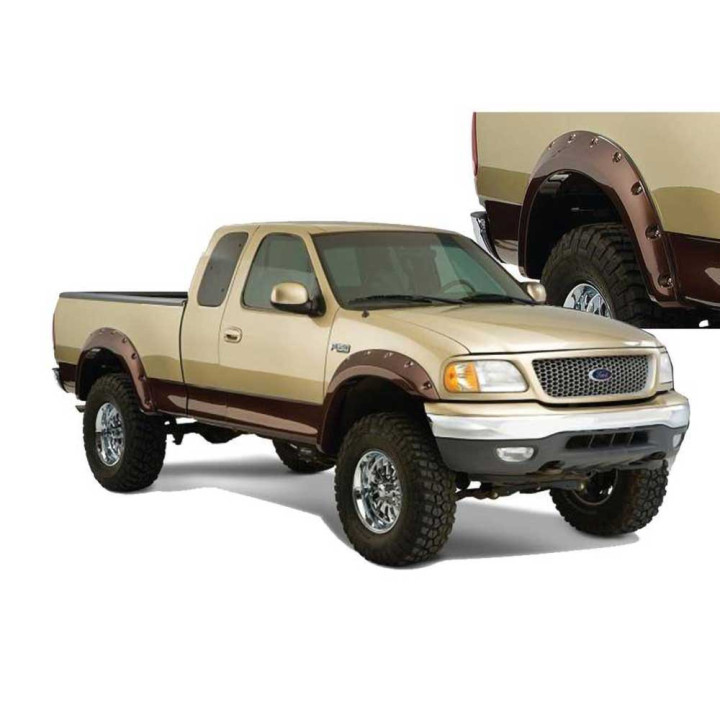 Rear Fender Flares, Bushwacker Cut-Out Style, Ford F-150 1997 - 2003 - EDK.ro
