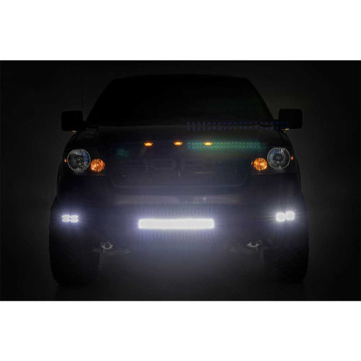 Bullbar Off-Road, Rough Country cu Lumini LED, Ford F-150 2004 - 2008 - EDK.ro