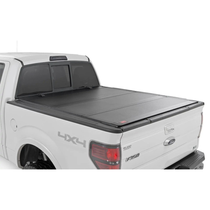 Lid Tonneau Bed Cover, Rough Country Tri-Fold, Ford F-150 Bed Length 5.7 Feet 2004 - 2014 - EDK.ro