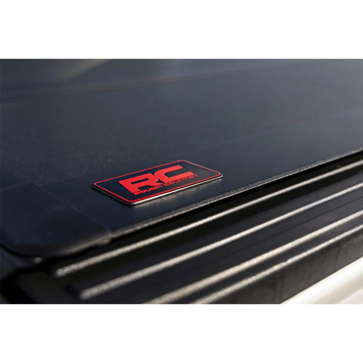 Lid Tonneau Bed Cover, Rough Country Tri-Fold, Ford F-150 Bed Length 5.7 Feet 2004 - 2014 - EDK.ro