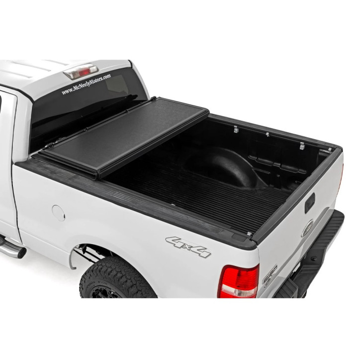 Închidere de Benă Tip Capac, Rough Country Tri-Fold, Ford F-150 Raptor Lungime Benă 6.7 Feet 2004 - 2014 - EDK.ro