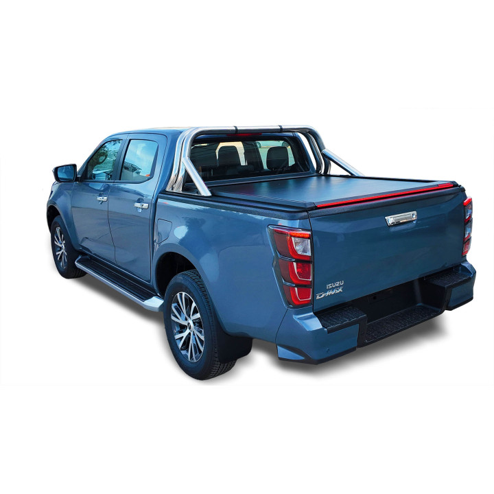 Spring Assisted Roll Top Tonneau Bed Cover, Tessera 4x4 Roll+, Isuzu D-Max Double Cab 2021 - Present - EDK.ro