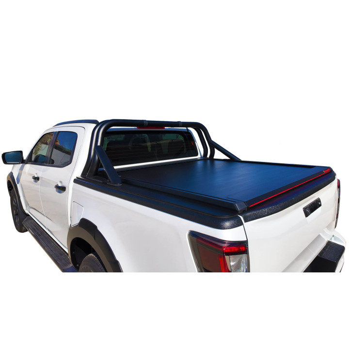 Spring Assisted Roll Top Tonneau Bed Cover, Tessera 4x4 Roll+, Isuzu D-Max Double Cab 2021 - Present - EDK.ro