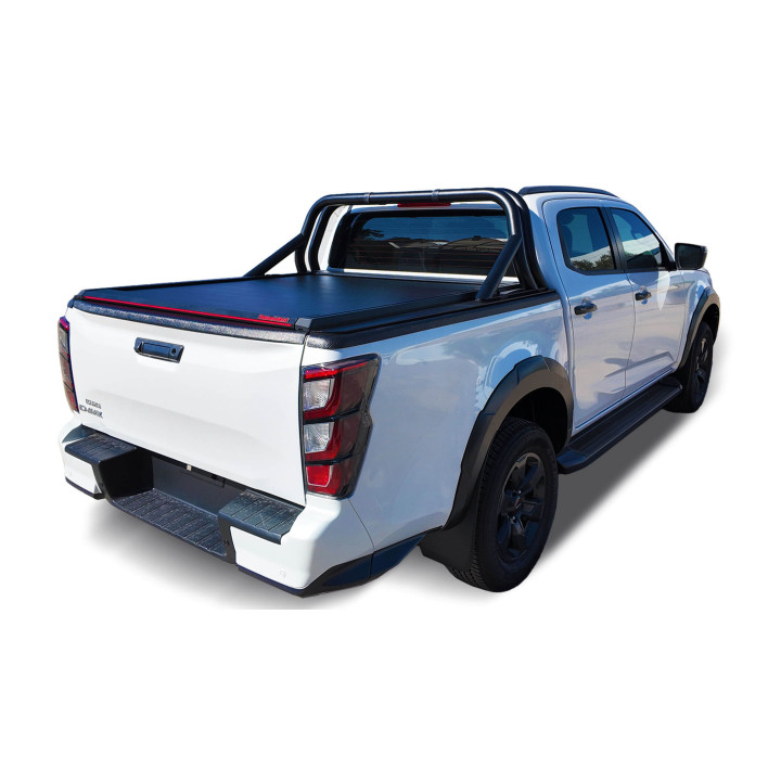 Spring Assisted Roll Top Tonneau Bed Cover, Tessera 4x4 Roll+, Isuzu D-Max Double Cab 2021 - Present - EDK.ro