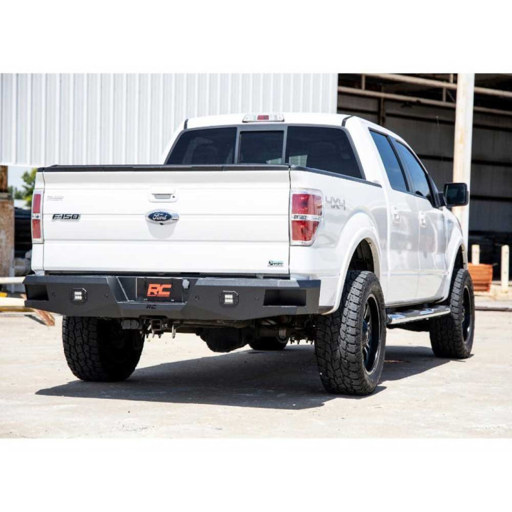 Bară de Protecție Spate, Rough Country cu Lumini LED, Ford F-150 2009 - 2014 - EDK.ro