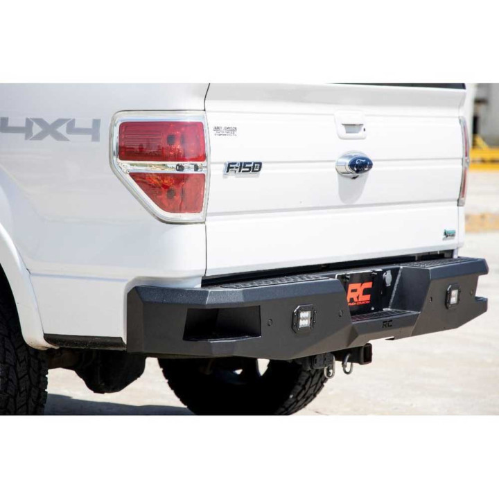 Bară de Protecție Spate, Rough Country cu Lumini LED, Ford F-150 2009 - 2014 - EDK.ro