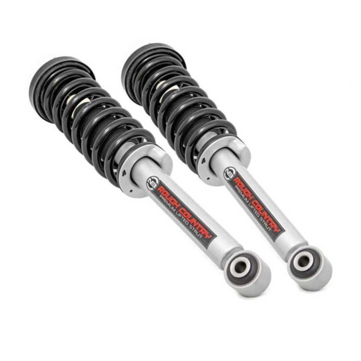 Front Coilover Struts, Rough Country N3 Premium 09-13 Lift 4 Inch, Ford F-150 2009 - 2014 - EDK.ro