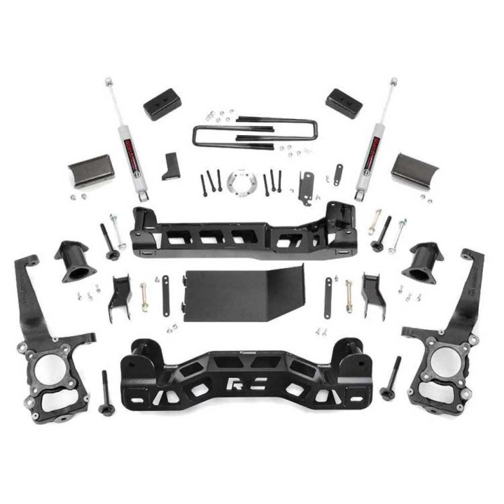 Suspension Lift Kit, Rough Country 09-10 Lift 4 Inch, Ford F-150 2009 - 2014 - EDK.ro