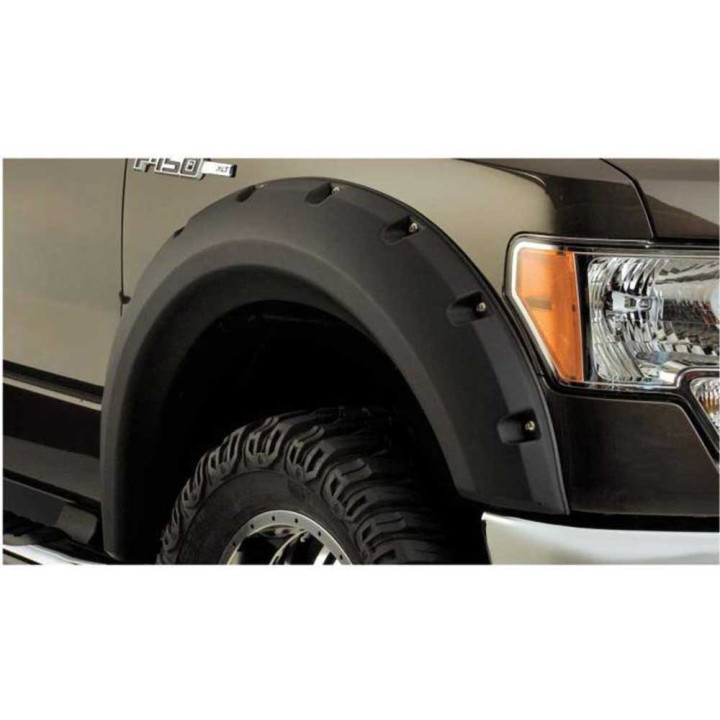 Front and Rear Fender Flares, Bushwacker Max Pocket Style, Ford F-150 2009 - 2014 - EDK.ro