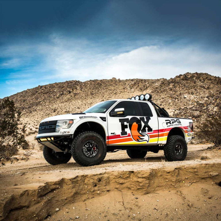 Rear Nitro Shock Absorber, FOX Factory Race 3.0 Lift 0-1 Inch, Ford F-150 2010 - 2014 - EDK.ro