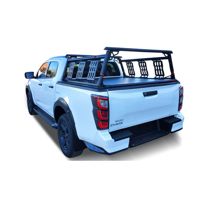 Spring Assisted Roll Top Tonneau Bed Cover, Tessera 4x4 Roll+, Isuzu D-Max Double Cab 2021 - Present - EDK.ro