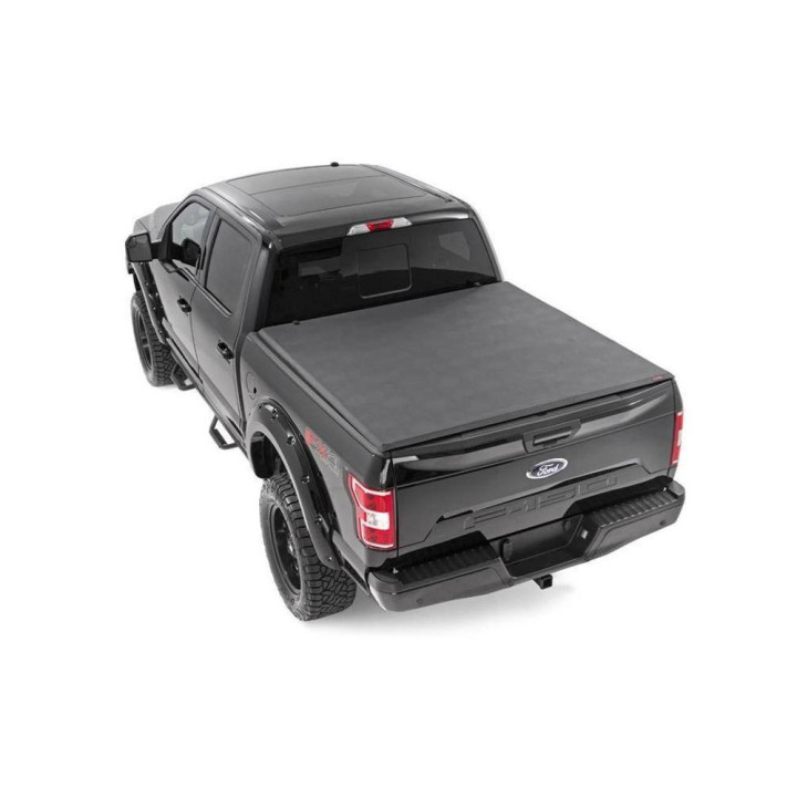 Soft Top Tonneau Bed Cover, Rough Country Tri-Fold, Chevrolet Colorado / GMC Canyon Bed Length 6.7 Feet 2014 - 2061 - EDK.ro