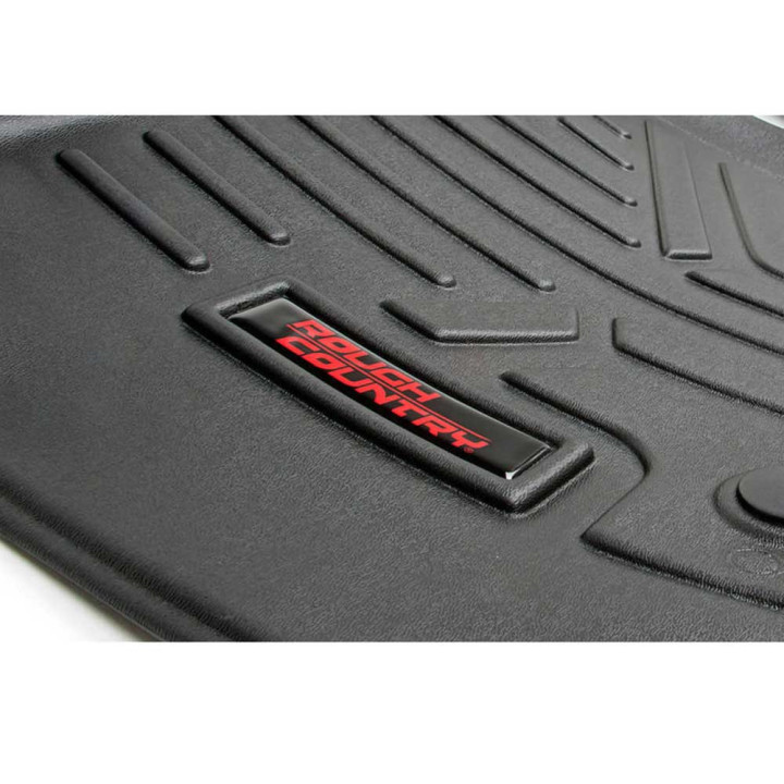 Front and Rear Floor Mats Bench Seat, Rough Country, Ford F-150 2015 - 2020 - EDK.ro