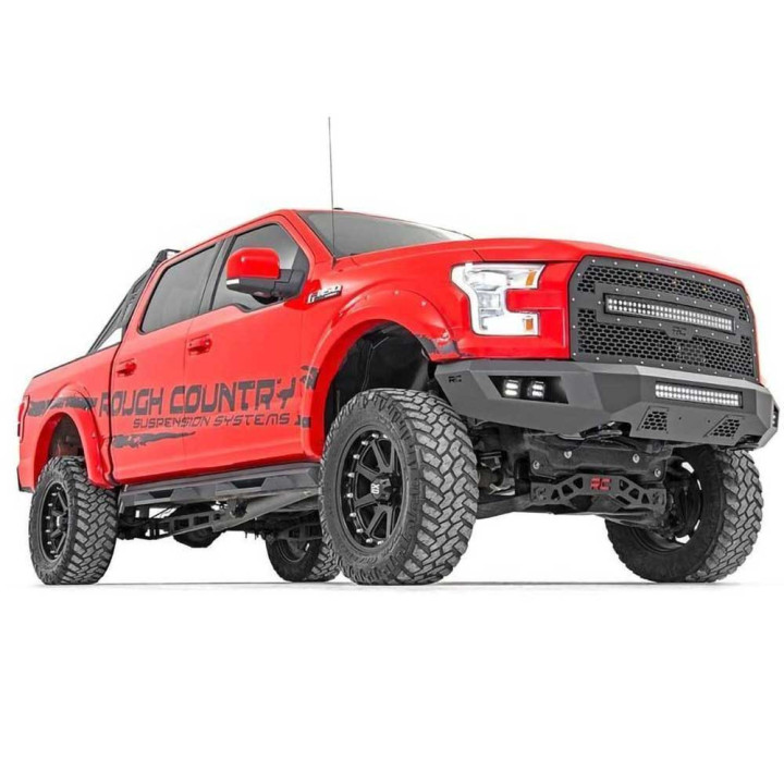 Bullbar Off-Road, Rough Country cu Lumini LED, Ford F-150 2015 - 2020 - EDK.ro