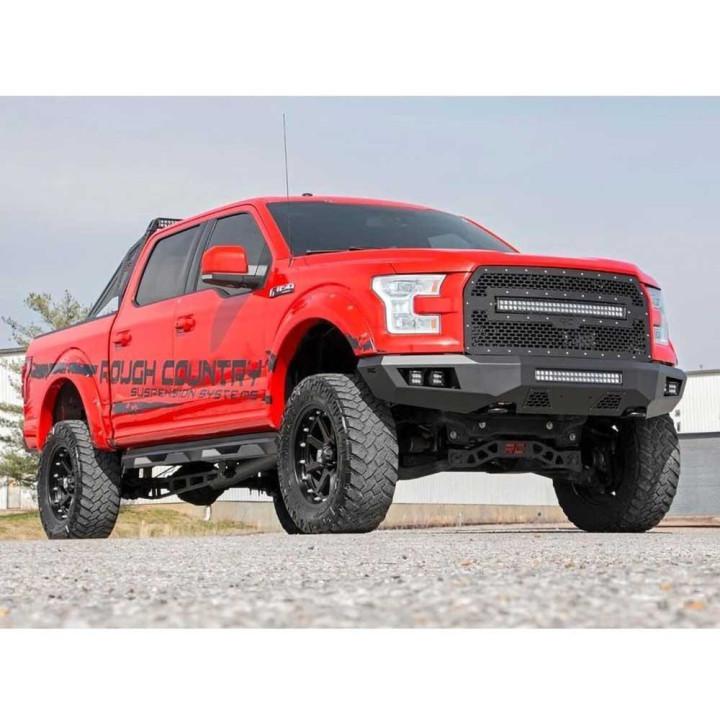 Bullbar Off-Road, Rough Country cu Lumini LED, Ford F-150 2015 - 2020 - EDK.ro