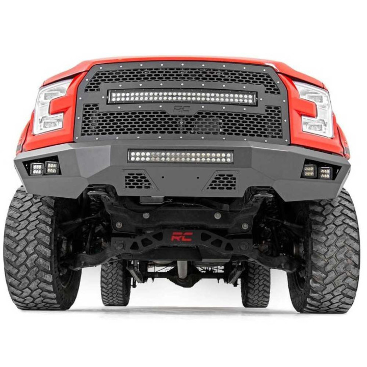 Off-Road Bullbar, Rough Country with LED Lights, Ford F-150 2015 - 2020 - EDK.ro