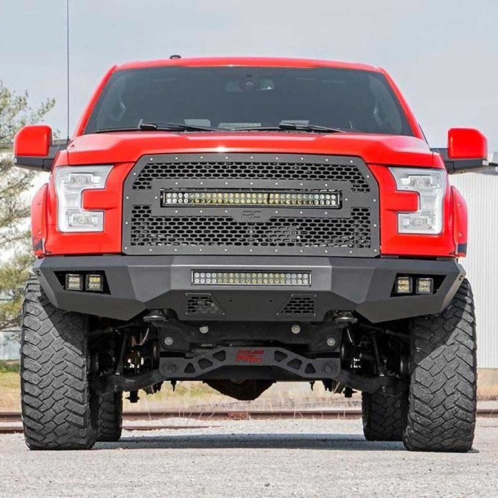 Bullbar Off-Road, Rough Country cu Lumini LED, Ford F-150 2015 - 2020 - EDK.ro