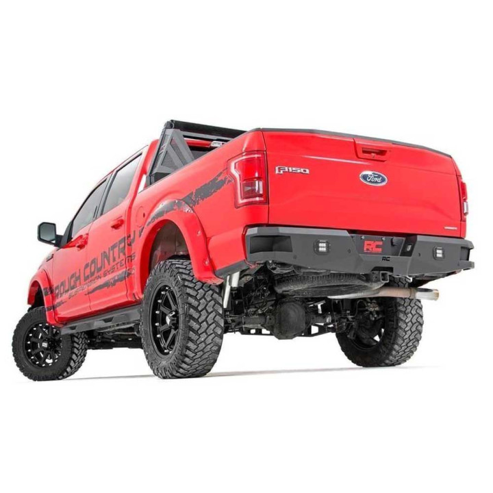 Bară de Protecție Spate, Rough Country cu Lumini LED, Ford F-150 2015 - 2020 - EDK.ro