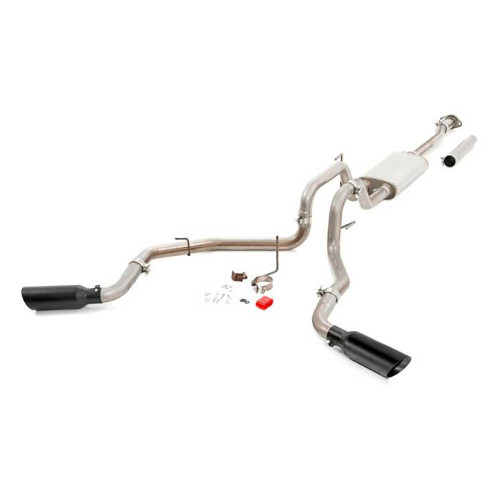 Dual Exhaust System, Rough Country Cat Back, Ford F-150 2015 - 2020 - EDK.ro