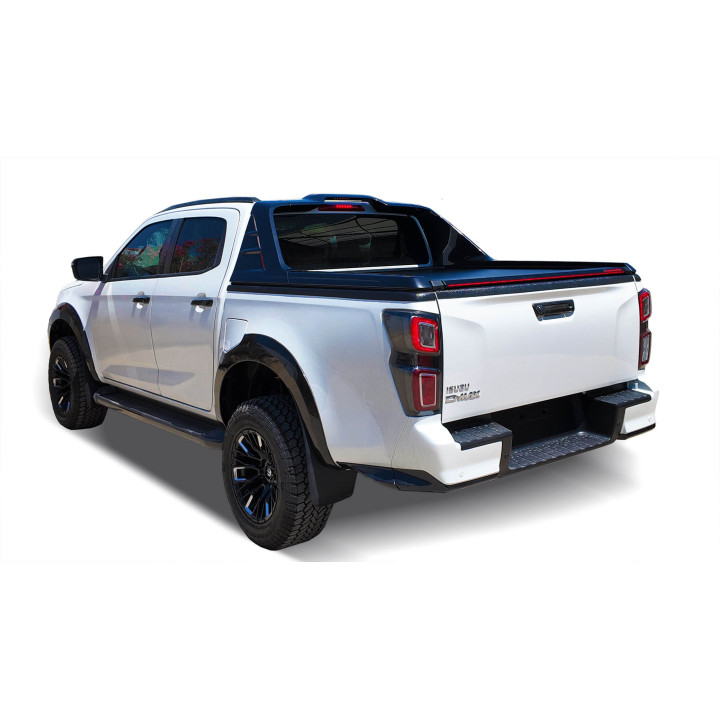 Spring Assisted Roll Top Tonneau Bed Cover, Tessera 4x4 Roll+, Isuzu D-Max Sailplane 2021 Double Cab 2021 - Present - EDK.ro