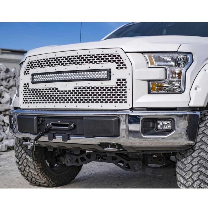 Placă de Montare Ascunsă pentru Troliu, Rough Country, Ford F-150 2015 - 2020 - EDK.ro
