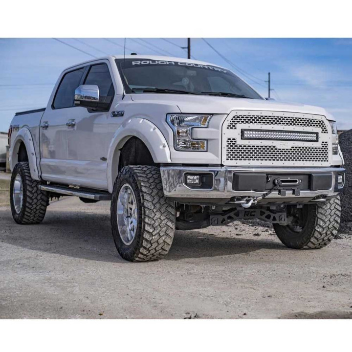 Placă de Montare Ascunsă pentru Troliu, Rough Country, Ford F-150 2015 - 2020 - EDK.ro