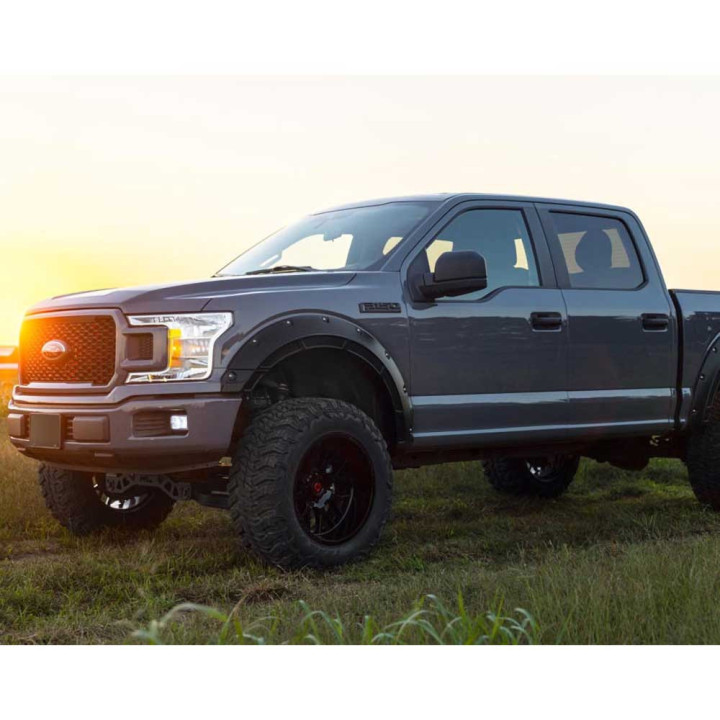 Front and Rear Fender Flares, Rough Country Defender Pocket, Ford F-150 2015 - 2020 - EDK.ro