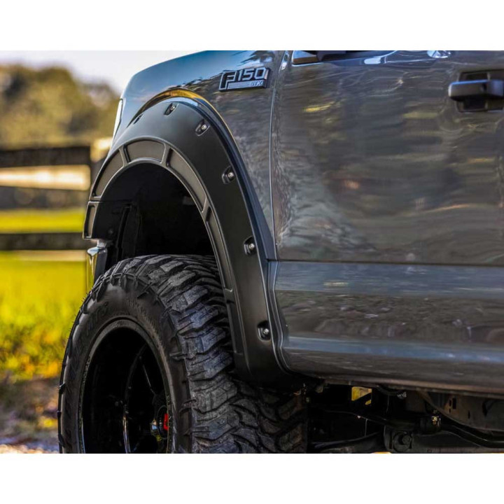 Extensii Aripi Față și Spate, Rough Country Defender Pocket, Ford F-150 2015 - 2020 - EDK.ro