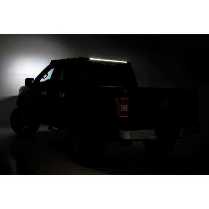 Sistem de Portbagaj de Plafon cu Bară LED Față și Spate de 40 Inch, Rough Country, Ford F-150 2015 - 2020 - EDK.ro