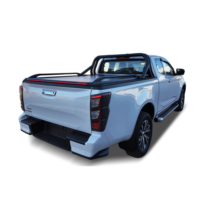 Spring Assisted Roll Top Tonneau Bed Cover, Tessera 4x4 Roll+, Isuzu D-Max Extra Cab 2021 - Present - EDK.ro