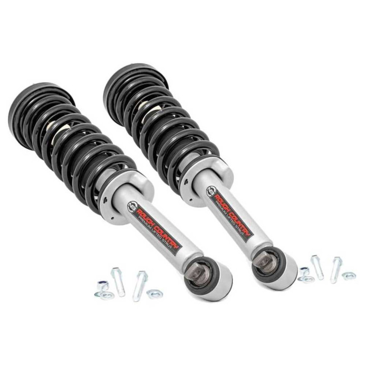 Front Coilover Struts, Rough Country N3 Premium Lift 4 Inch, Ford F-150 2015 - Present - EDK.ro