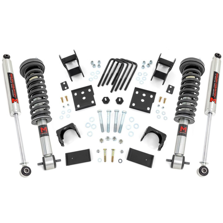 Kit de Coborâre a Suspensiei, Rough Country Drop 2/4.5 Inch, Ford F-150 2015 - Prezent - EDK.ro