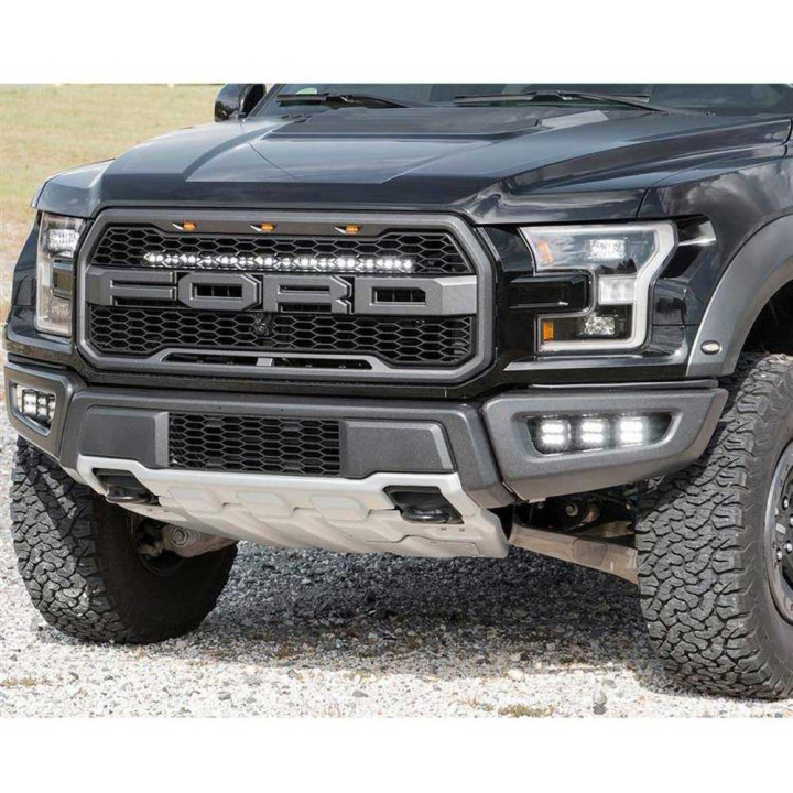 EC Approved LED Projector Integration Kit for Grille, Rough Country LED hidden grille kit 30" Black Series, Ford F-150 Raptor 20