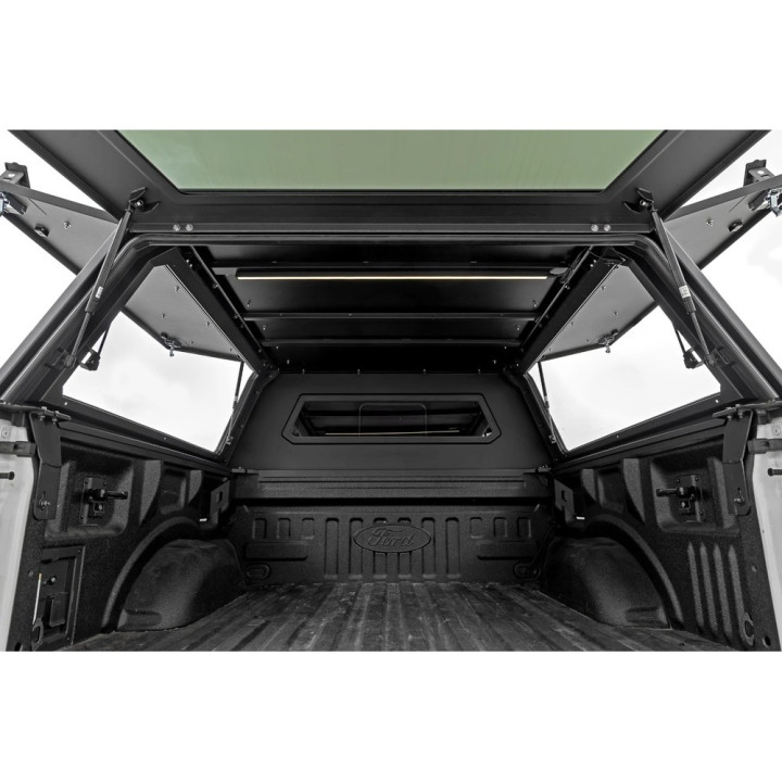 Hardtop Bed Cover, Rough Country Canopy, Ford F-150 Raptor 2021 - Present - EDK.ro