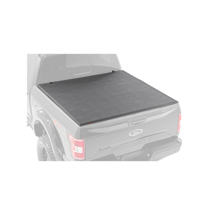 Soft Top Tonneau Bed Cover, Rough Country Tri-Fold, Chevrolet Colorado / GMC Canyon Bed Length 5.7 Feet 2014 - 2035 - EDK.ro