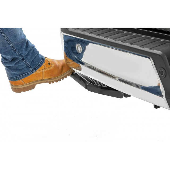 Bed Access Step, Rough Country Retractable Step, Ford F-150 2021 - Present - EDK.ro