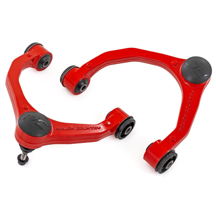 Upper Control Arm Kit Red, Rough Country Lift 0-2 Inch, Ford F-150 Raptor 2021 - Present - EDK.ro