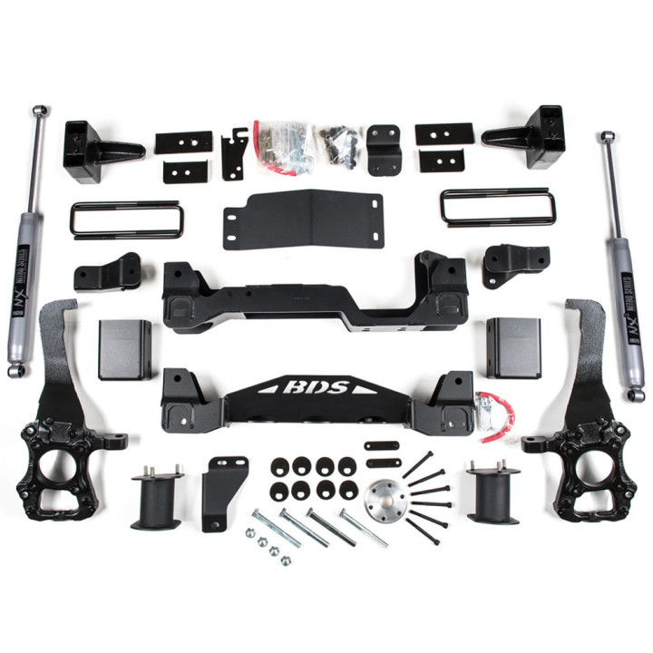 Kit de Ridicare cu Amortizoare NX2, BDS Suspension Lift 6 Inch, Ford F-150 2021 - Prezent - EDK.ro