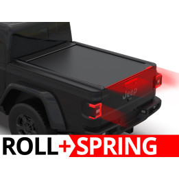 Spring Assisted Roll Top Tonneau Bed Cover, Tessera 4x4 Roll+, Jeep Gladiator 2020 - Present - EDK.ro
