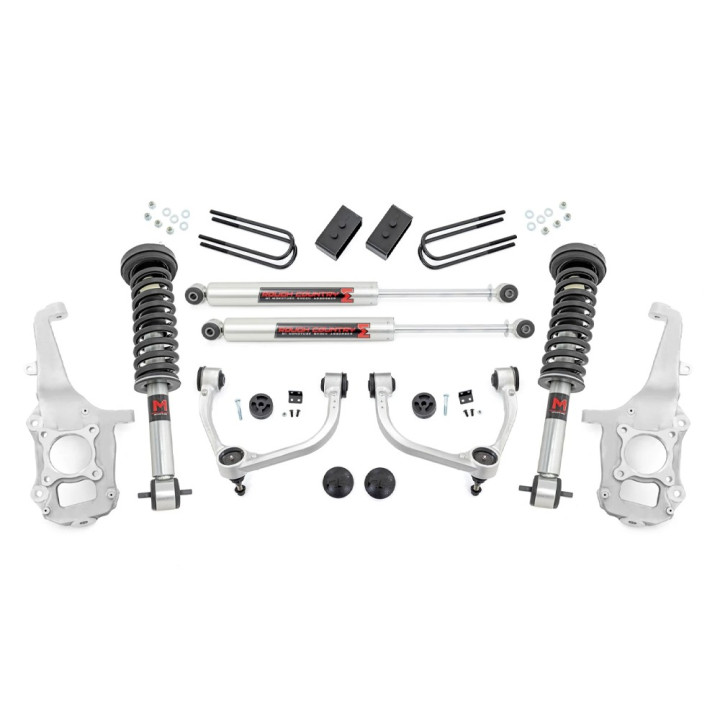 Suspension Lift Kit, Rough Country Lift 4 Inch, Ford F-150 2021 - Present - EDK.ro