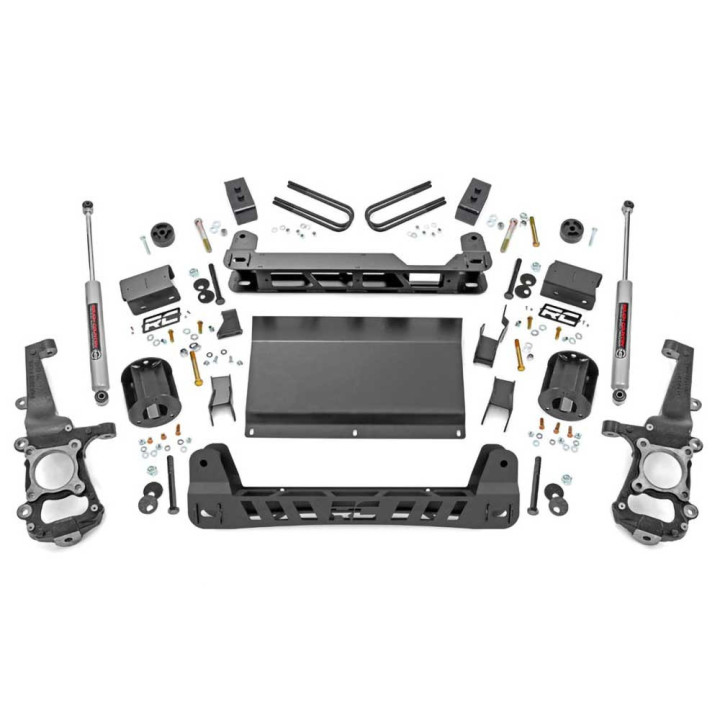 Suspension Lift Kit, Rough Country Lift 4 Inch, Ford F-150 2021 - Present - EDK.ro