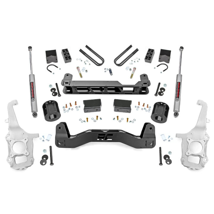 Suspension Lift Kit, Rough Country 2WD Lift 4 Inch, Ford F-150 2021 - Present - EDK.ro