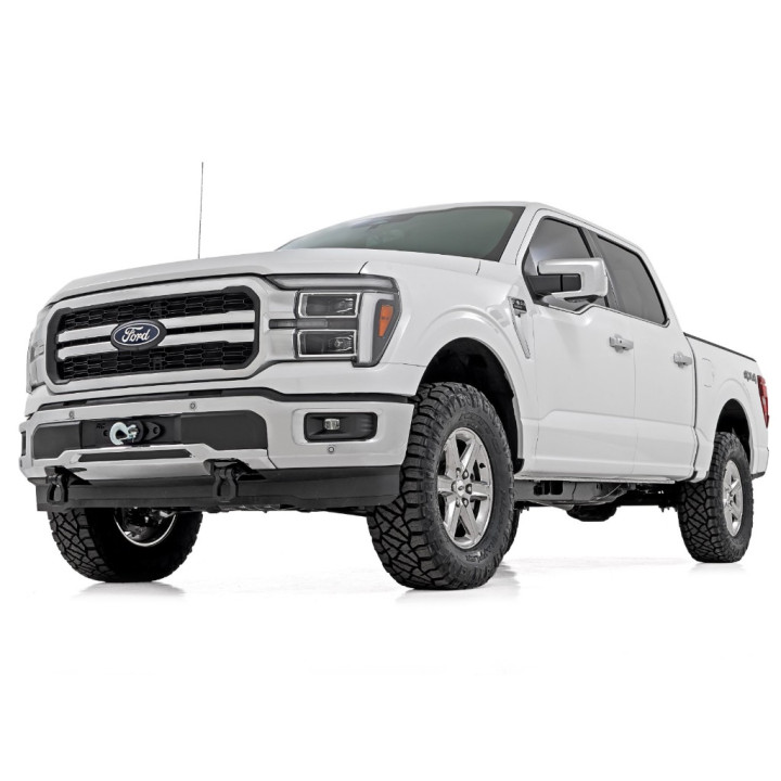 Hidden Winch Mounting Plate, Rough Country, Ford F-150 2021 - Present - EDK.ro