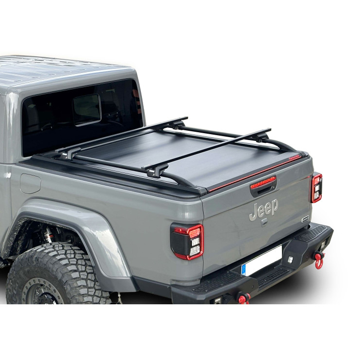 Spring Assisted Roll Top Tonneau Bed Cover, Tessera 4x4 Roll+, Jeep Gladiator 2020 - Present - EDK.ro