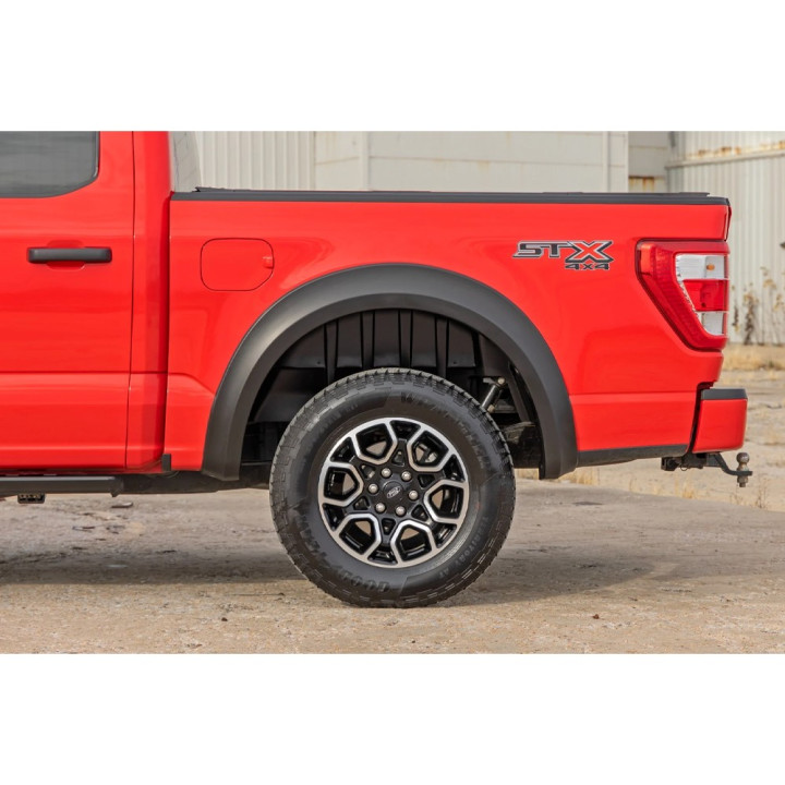 Rear Wheel Well Liners, Rough Country, Ford F-150 2021 - Present - EDK.ro