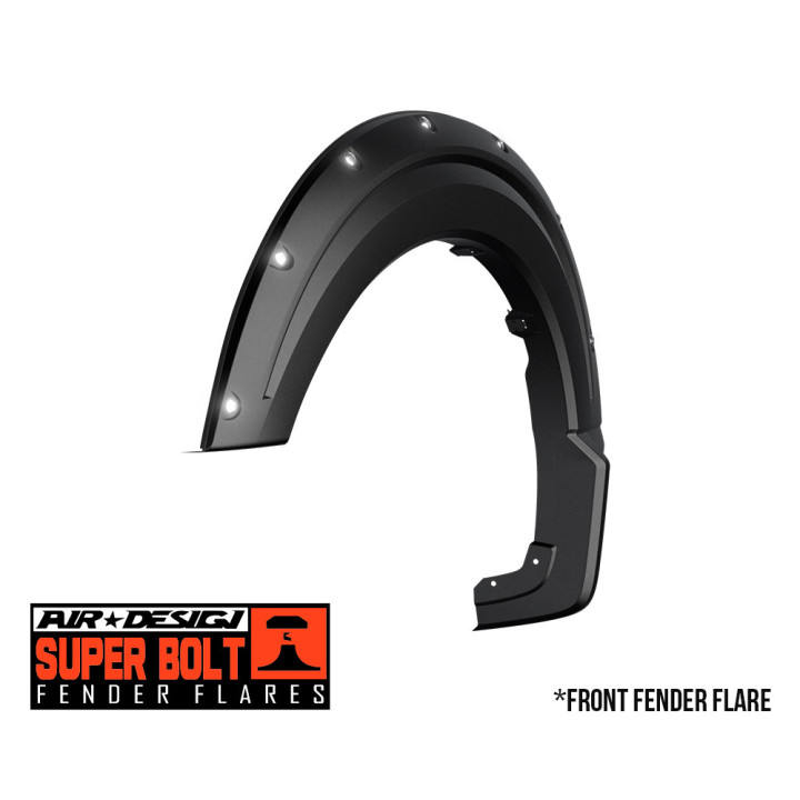Front and Rear Fender Flares, Air Design Super Bolt, Ford F-150 2021 - Present - EDK.ro