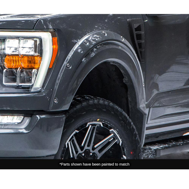 Front and Rear Fender Flares, Air Design Super Bolt, Ford F-150 2021 - Present - EDK.ro