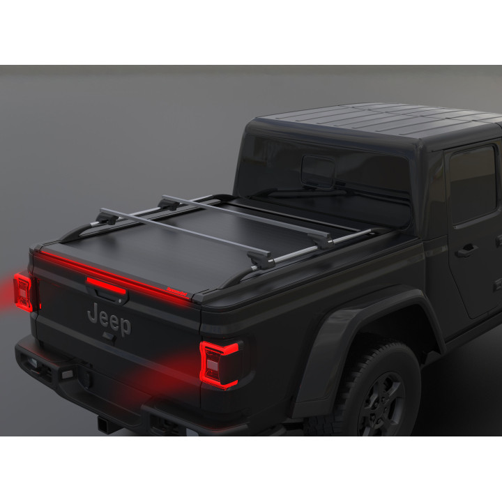 Spring Assisted Roll Top Tonneau Bed Cover, Tessera 4x4 Roll+, Jeep Gladiator 2020 - Present - EDK.ro